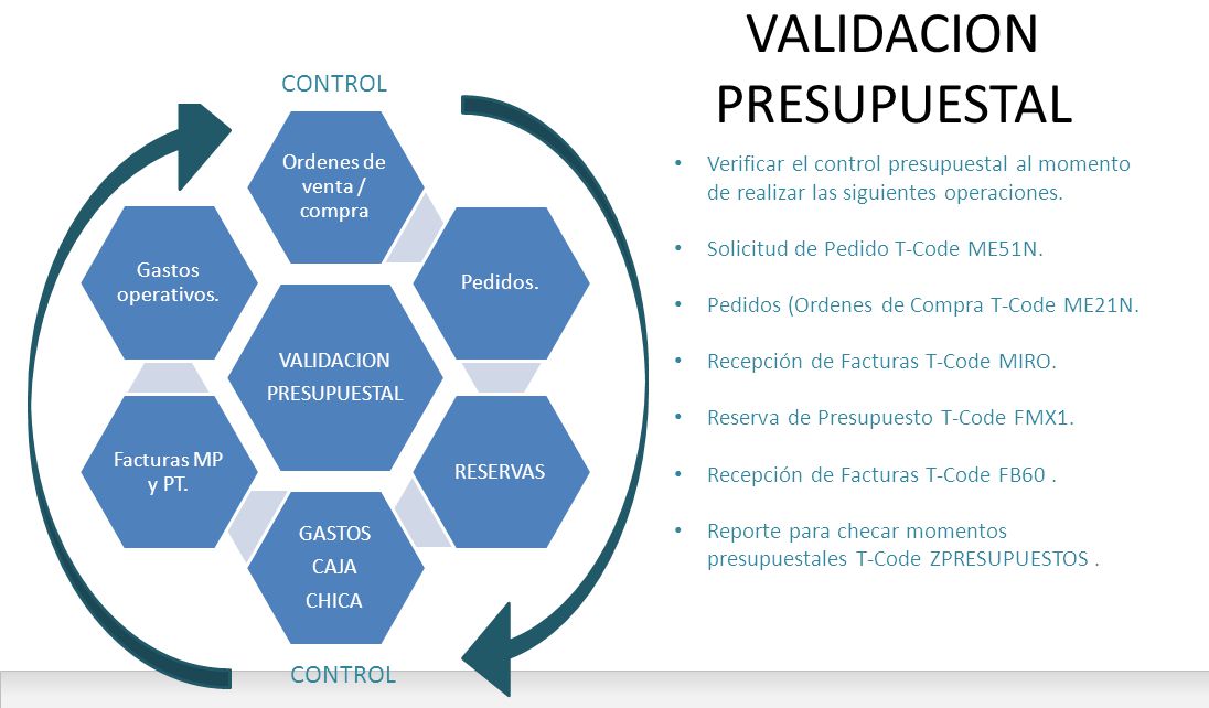 VALIDACION PRESUPUESTAL