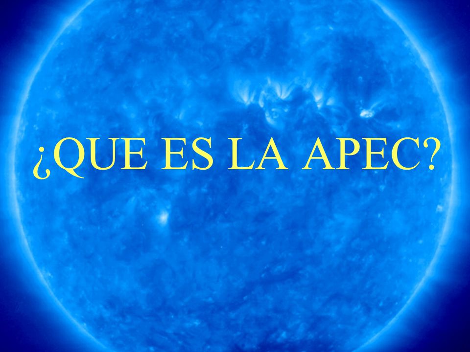 ¿QUE ES LA APEC