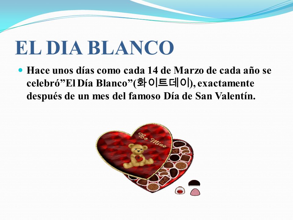 EL DIA BLANCO