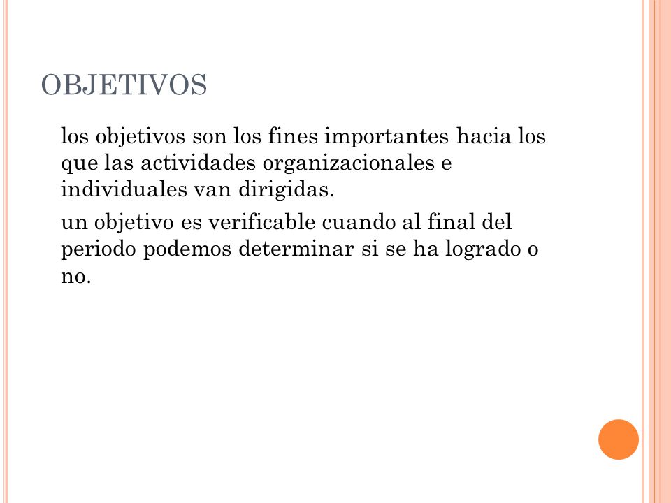 OBJETIVOS