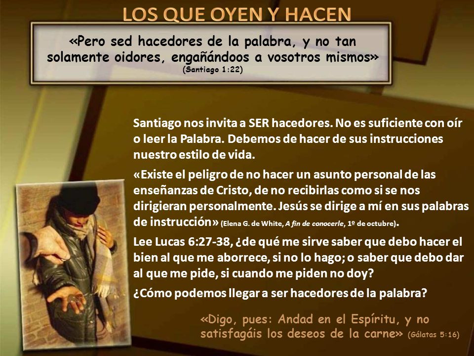 ¿Cómo podemos llegar a ser hacedores de la palabra
