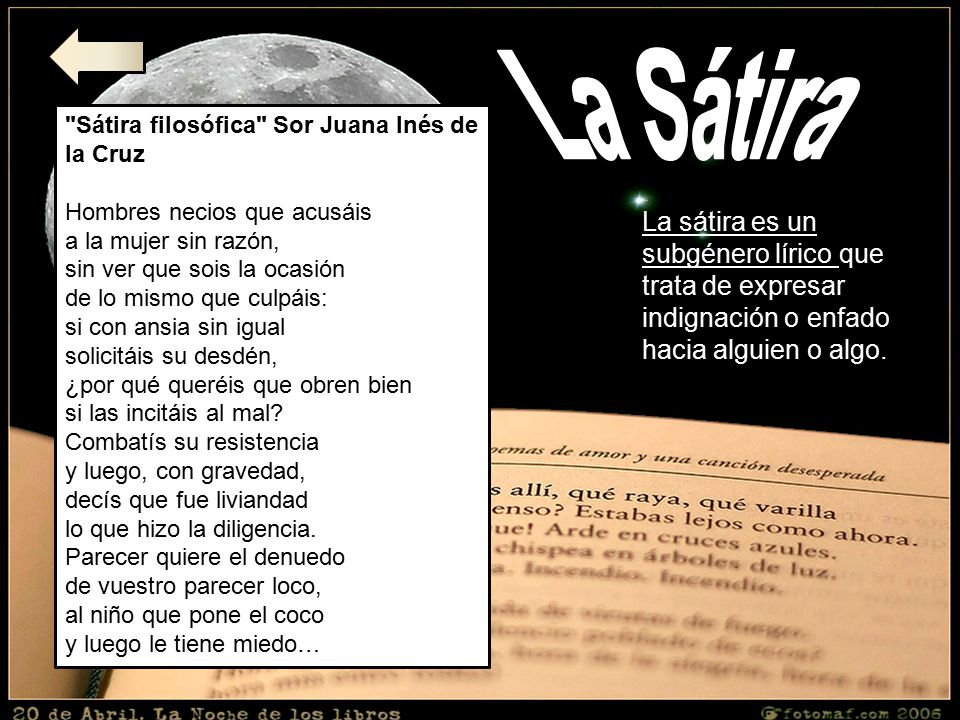 La Sátira Sátira filosófica Sor Juana Inés de la Cruz.
