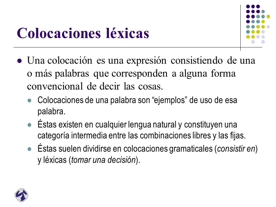 Colocaciones léxicas