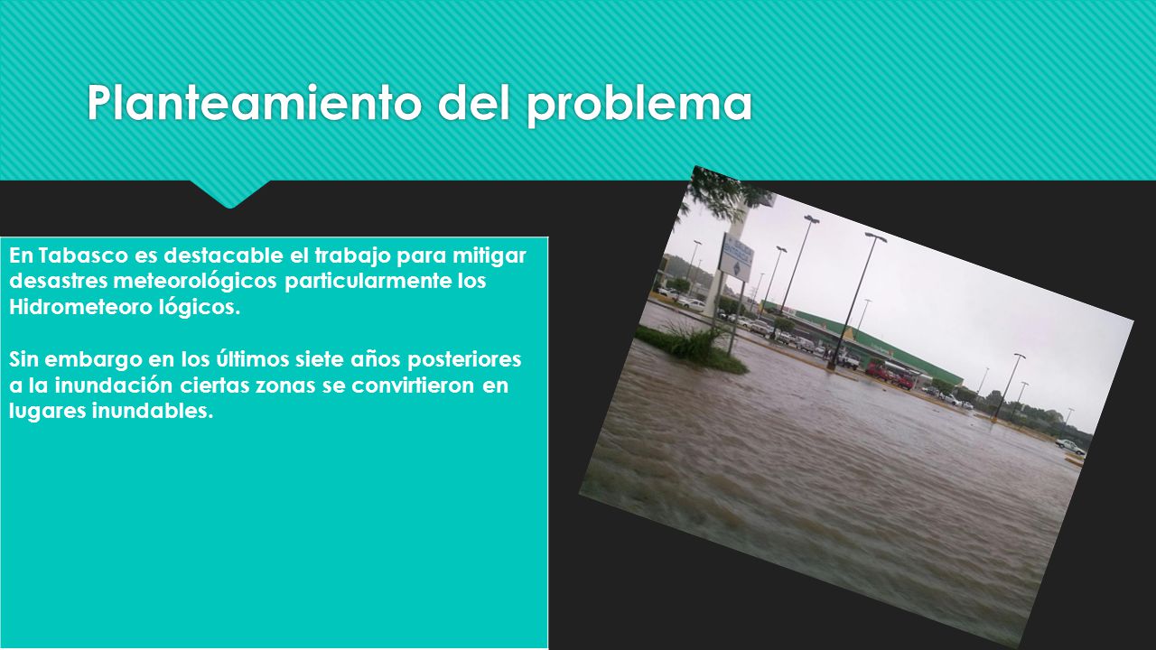 Planteamiento del problema