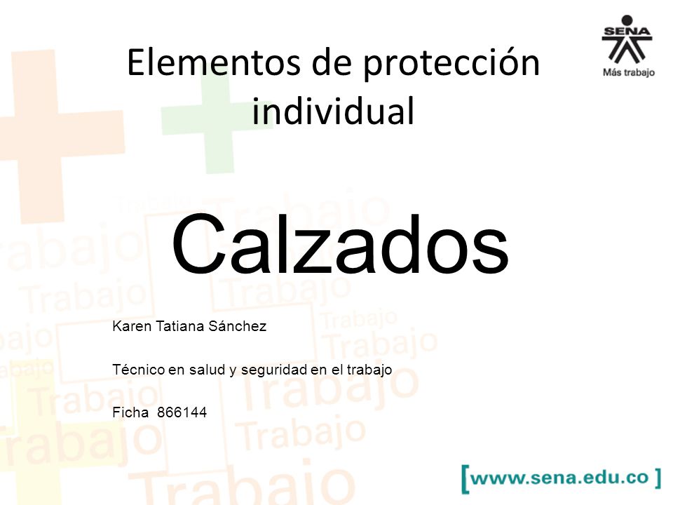 Elementos de protección individual