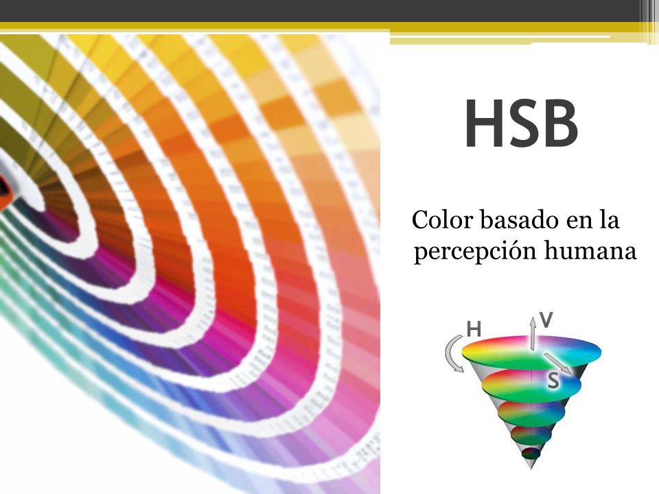 Color basado en la percepción humana