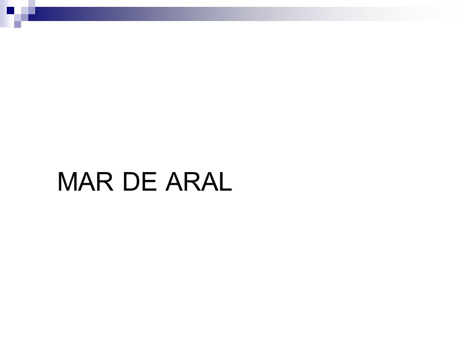 MAR DE ARAL