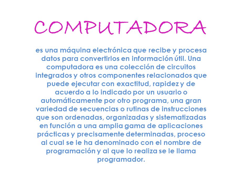 COMPUTADORA