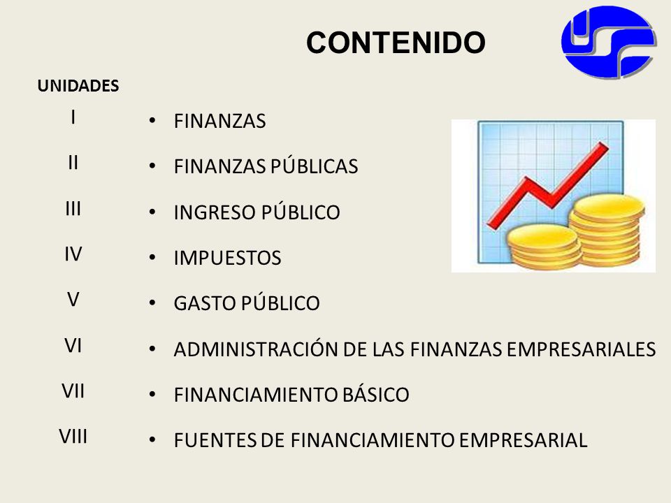CONTENIDO I FINANZAS II FINANZAS PÚBLICAS III INGRESO PÚBLICO IV