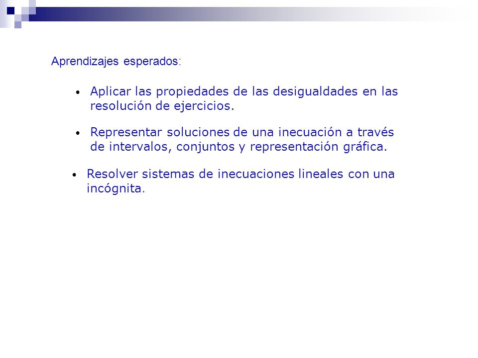 Aprendizajes esperados: