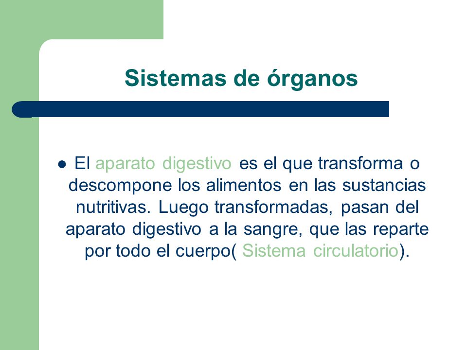 Sistemas de órganos