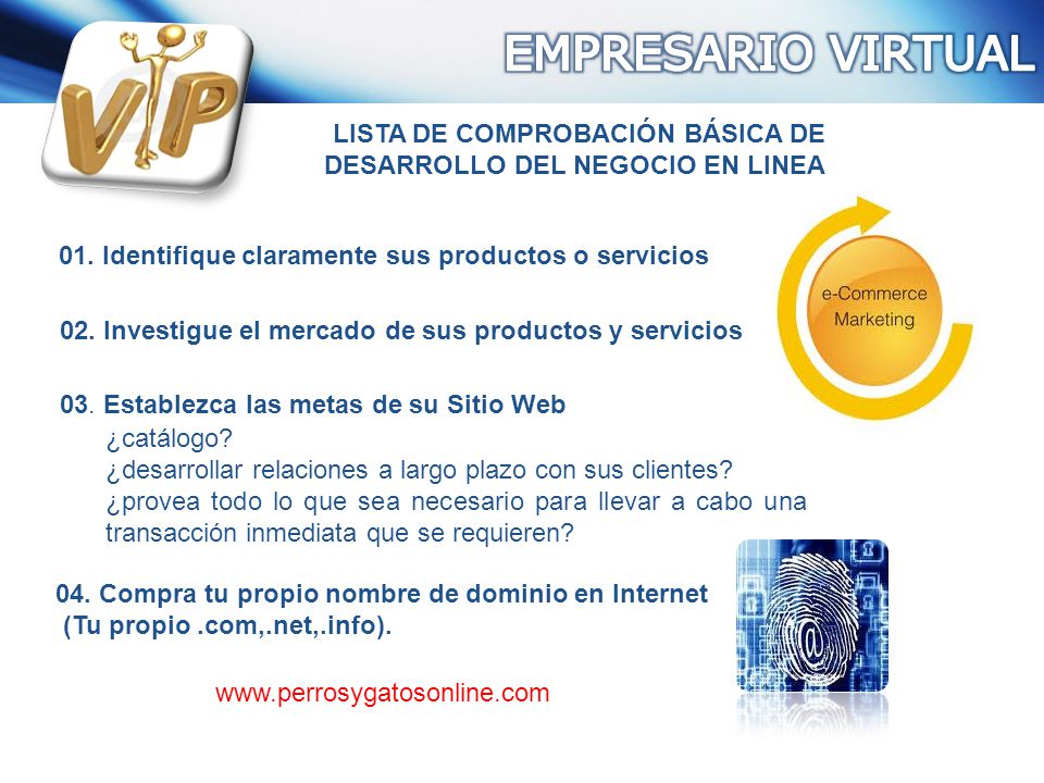 EMPRESARIO VIRTUAL LISTA DE COMPROBACIÓN BÁSICA DE