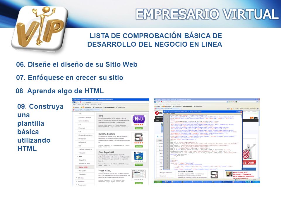 EMPRESARIO VIRTUAL LISTA DE COMPROBACIÓN BÁSICA DE