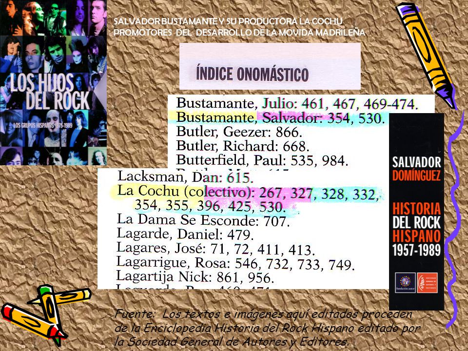 SALVADOR BUSTAMANTE Y SU PRODUCTORA LA COCHU