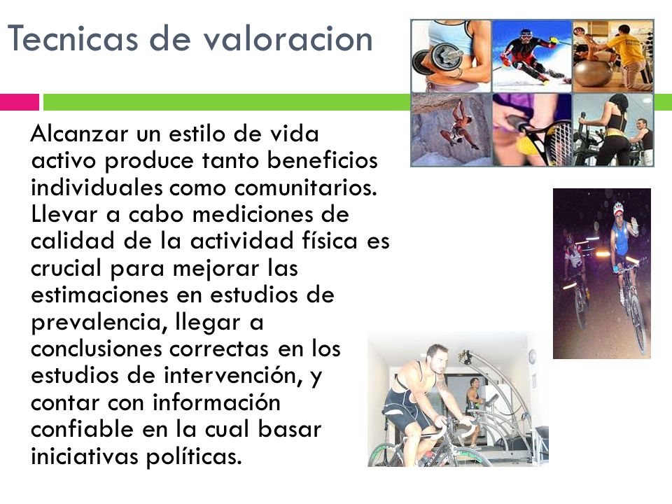 Tecnicas de valoracion
