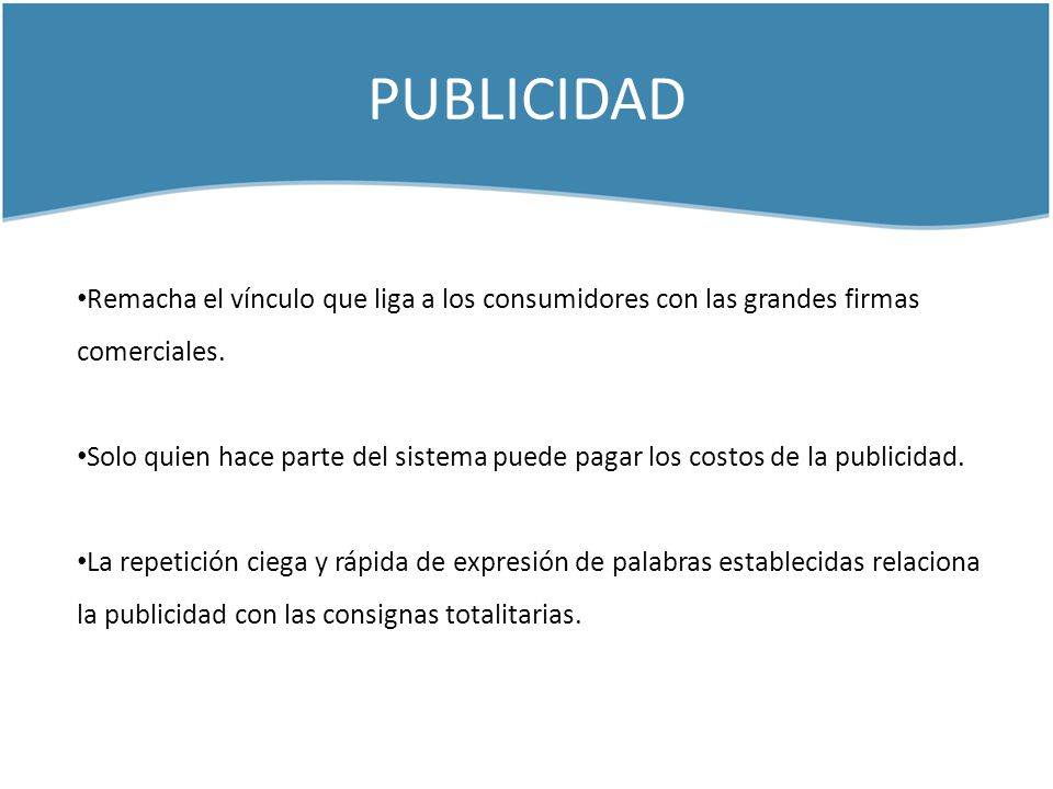 PUBLICIDAD Remacha el vínculo que liga a los consumidores con las grandes firmas comerciales.