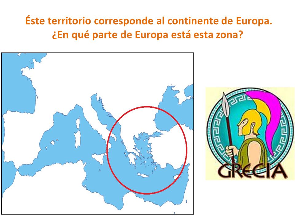 Éste territorio corresponde al continente de Europa