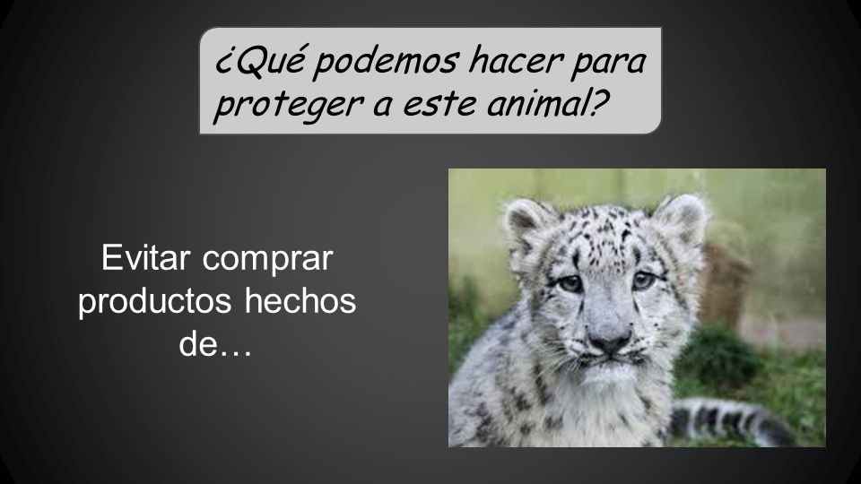 Evitar comprar productos hechos de…