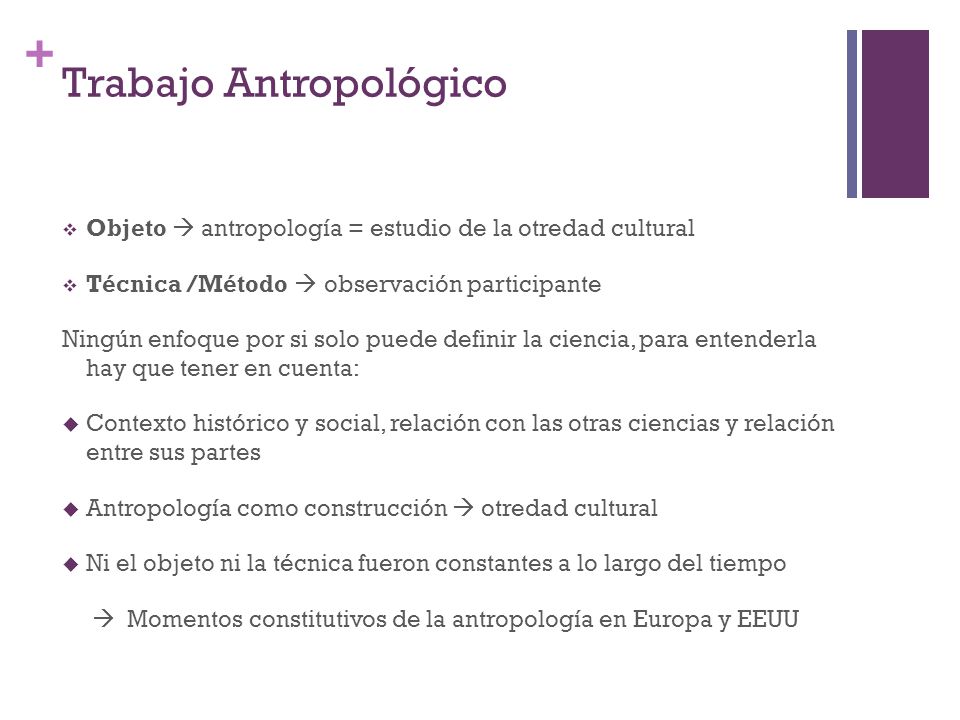 Trabajo Antropológico