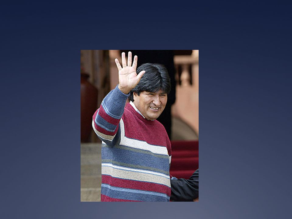 Juan Evo Morales Ayma nacio el 26 de octubre de 1959 y es el presidente actual de Bolivia.