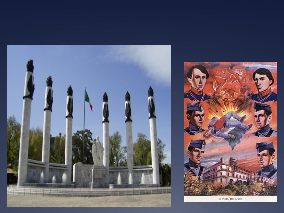 Los niños héroes fueron 5 cadetes mexicanos y 1 recién graduado que murieron en la Batalla de Chapultepec en septiembre de 1847 durante la guerra entre México y los Estados Unidos.