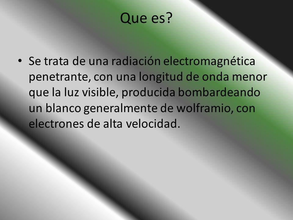 Que es