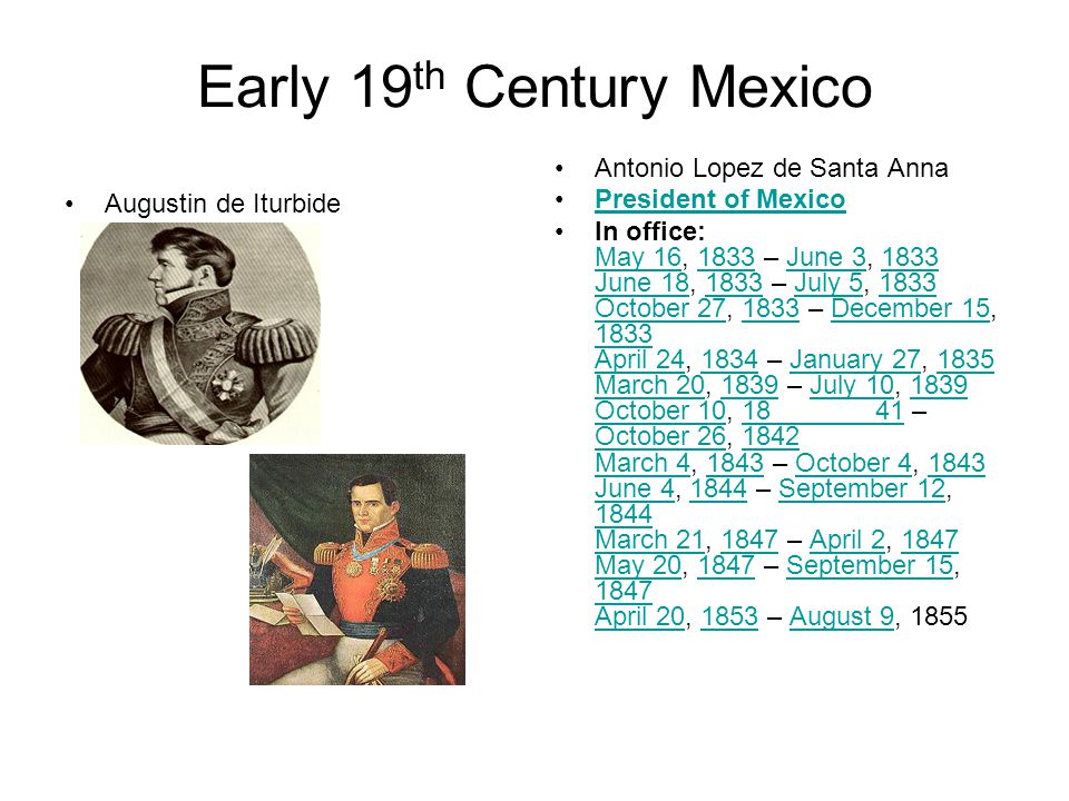 Early 19th Century Mexico