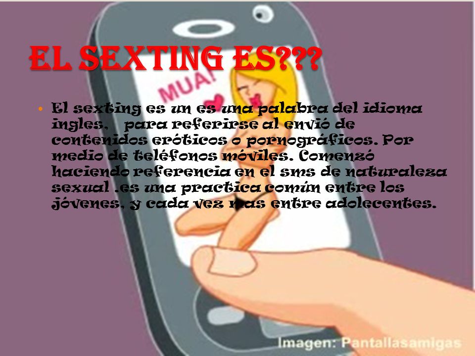 El sexting es