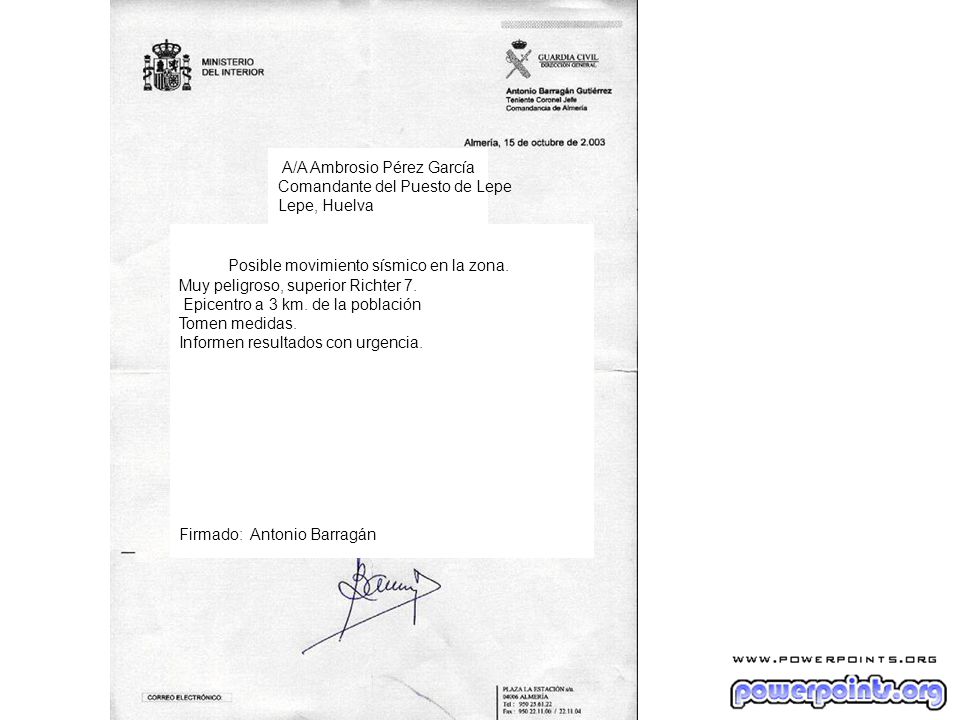 A/A Ambrosio Pérez García