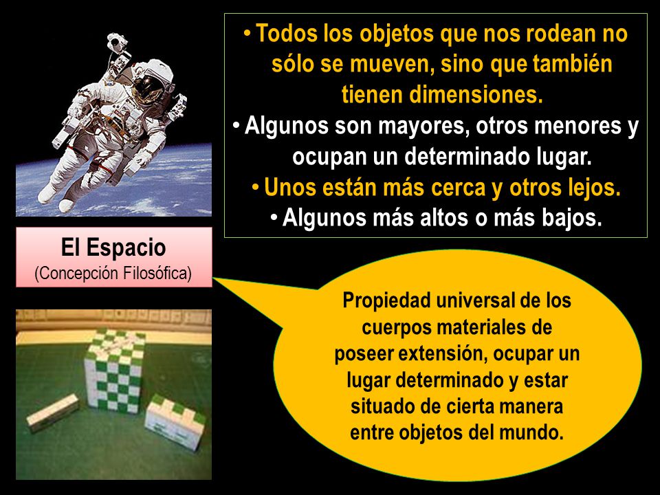 Algunos son mayores, otros menores y ocupan un determinado lugar.