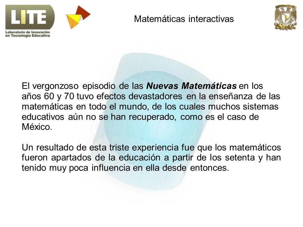 Matemáticas interactivas