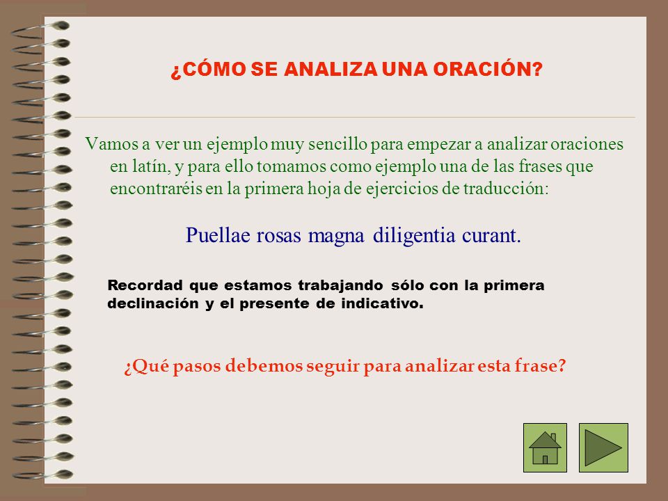 ¿CÓMO SE ANALIZA UNA ORACIÓN