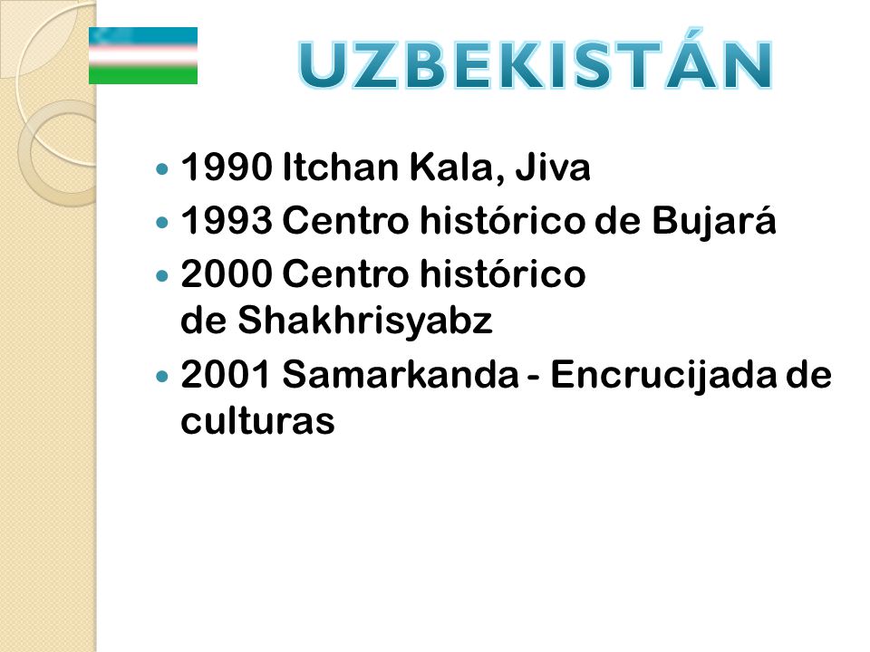 UZBEKISTÁN 1990 Itchan Kala, Jiva 1993 Centro histórico de Bujará