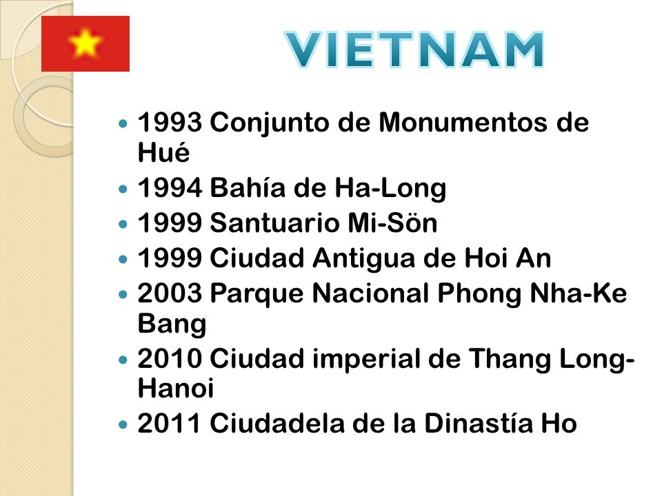 VIETNAM 1993 Conjunto de Monumentos de Hué 1994 Bahía de Ha-Long