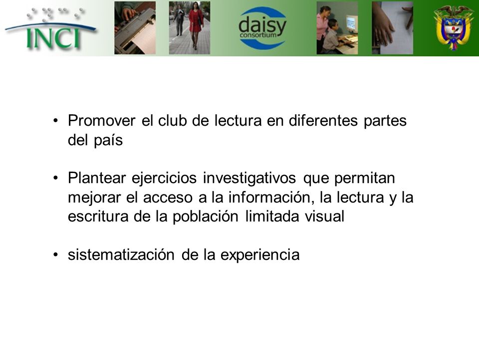 Promover el club de lectura en diferentes partes del país
