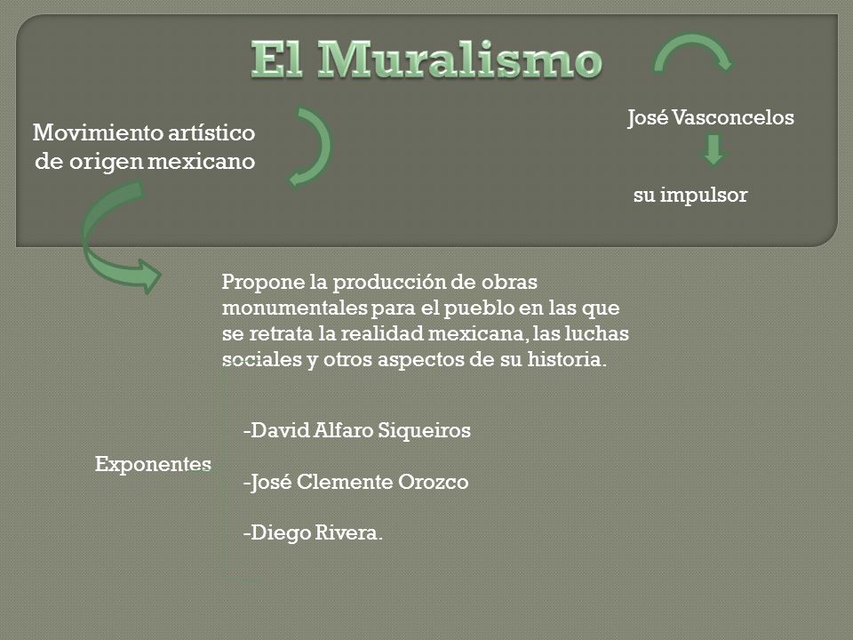 Movimiento artístico de origen mexicano