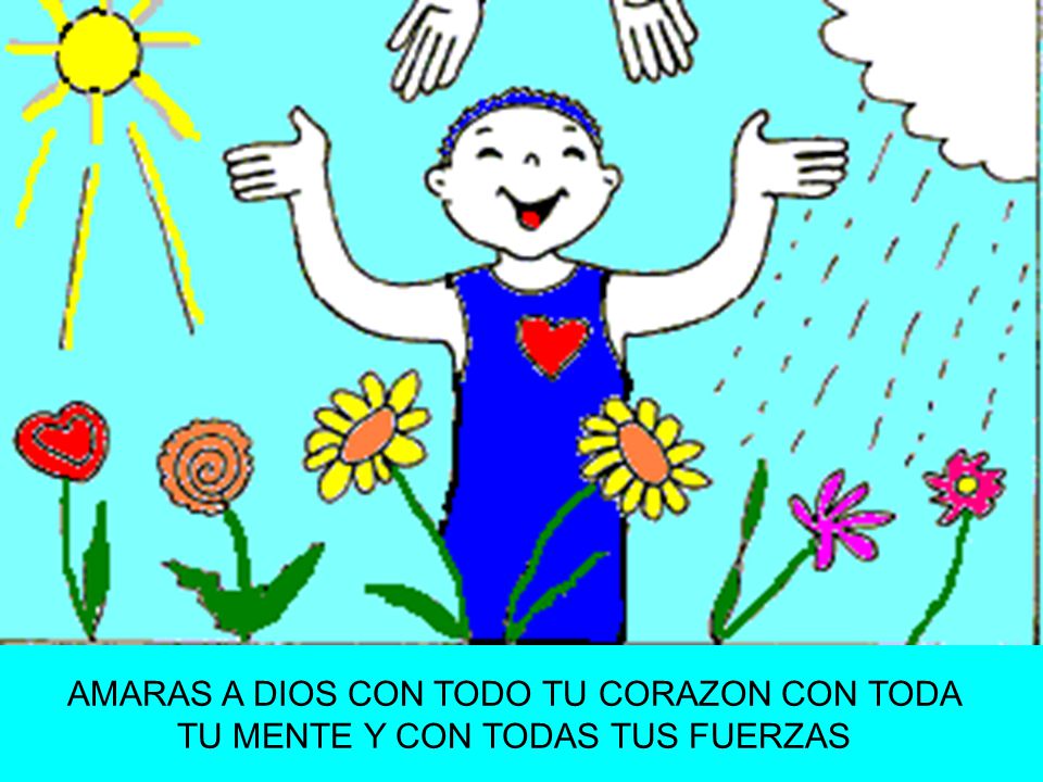 AMARAS A DIOS CON TODO TU CORAZON CON TODA TU MENTE Y CON TODAS TUS FUERZAS