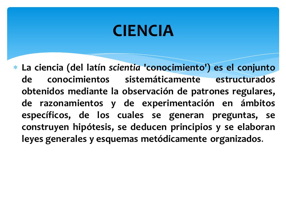 CIENCIA