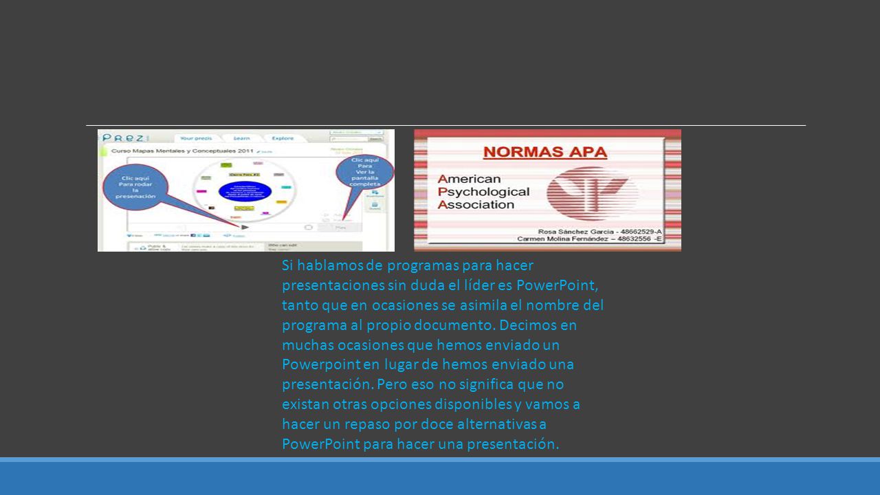 Si hablamos de programas para hacer presentaciones sin duda el líder es PowerPoint, tanto que en ocasiones se asimila el nombre del programa al propio documento.