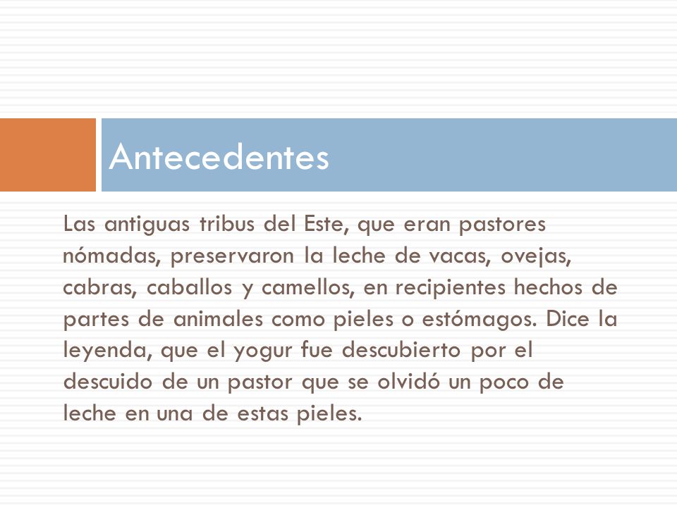 Antecedentes