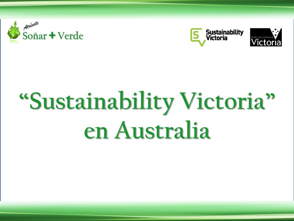 Sustainability Victoria en Australia