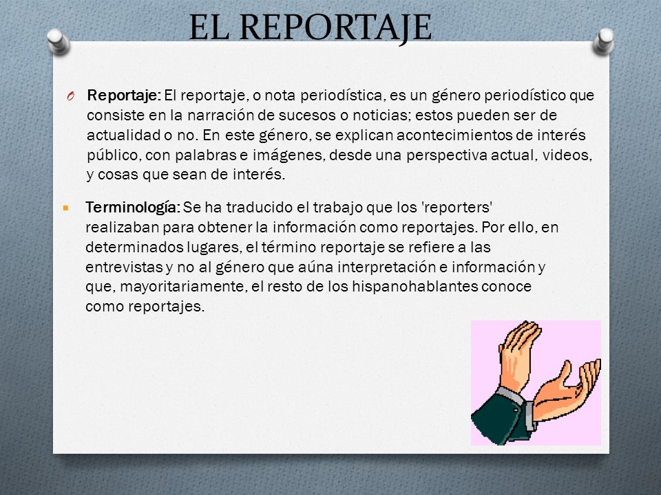 EL REPORTAJE