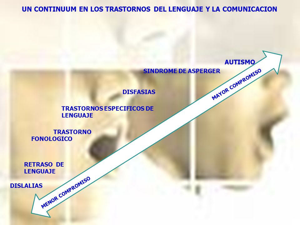 UN CONTINUUM EN LOS TRASTORNOS DEL LENGUAJE Y LA COMUNICACION