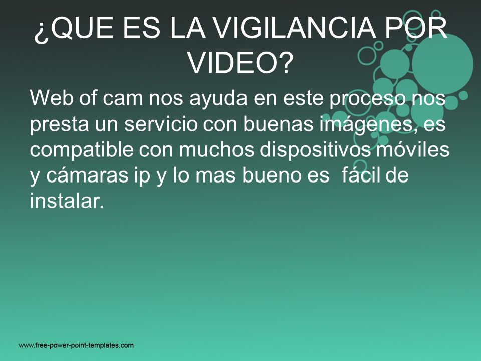 ¿QUE ES LA VIGILANCIA POR VIDEO