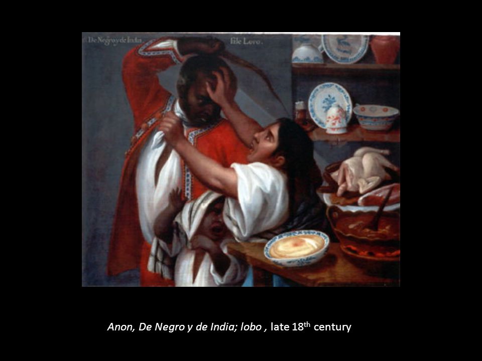 Anon, De Negro y de India; lobo , late 18th century