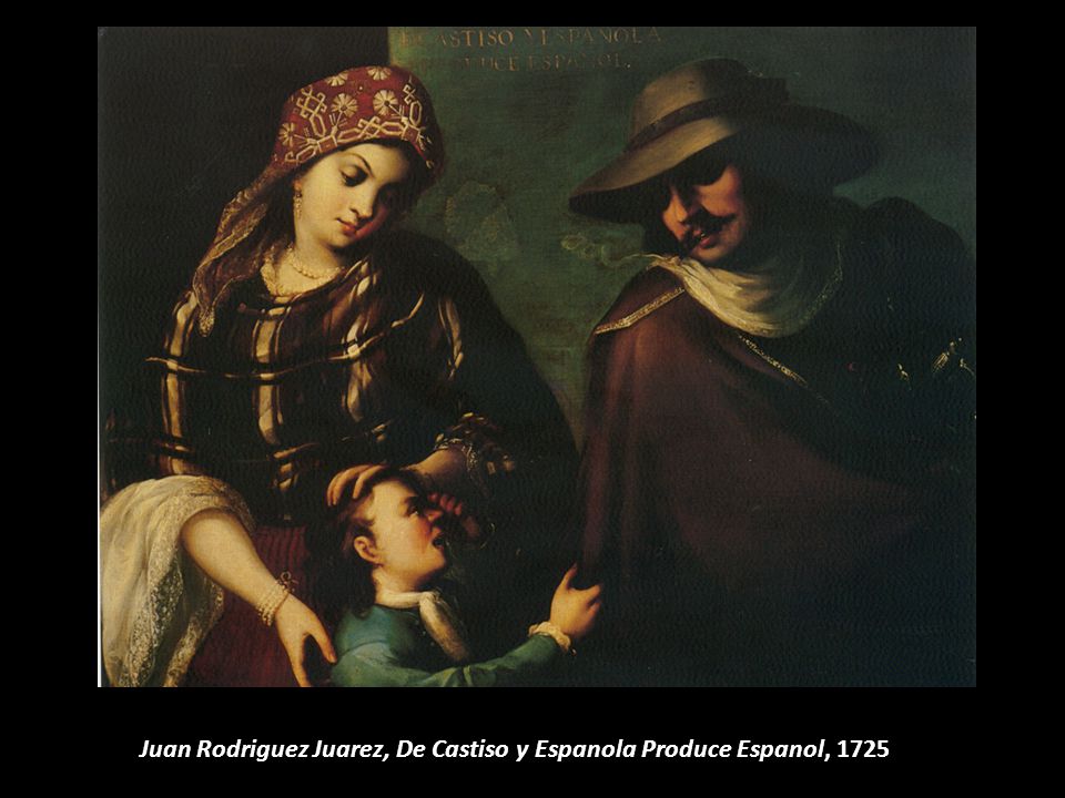 Juan Rodriguez Juarez, De Castiso y Espanola Produce Espanol, 1725