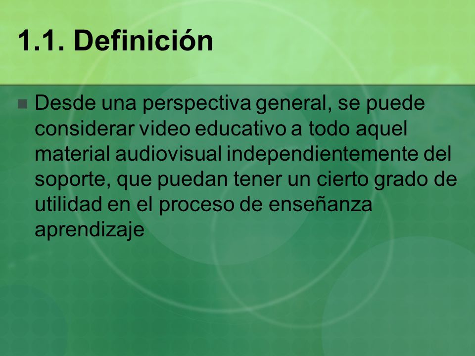 1.1. Definición