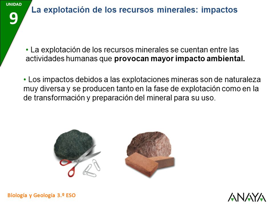 La explotación de los recursos minerales: impactos