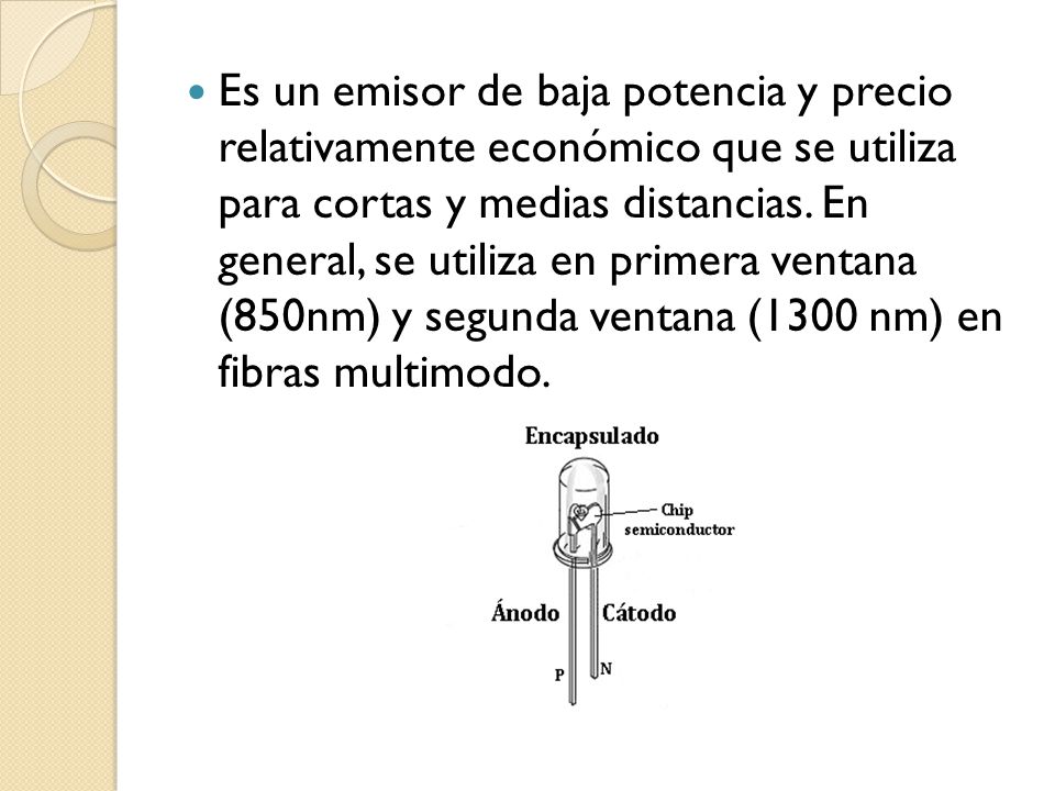 Es un emisor de baja potencia y precio relativamente económico que se utiliza para cortas y medias distancias.