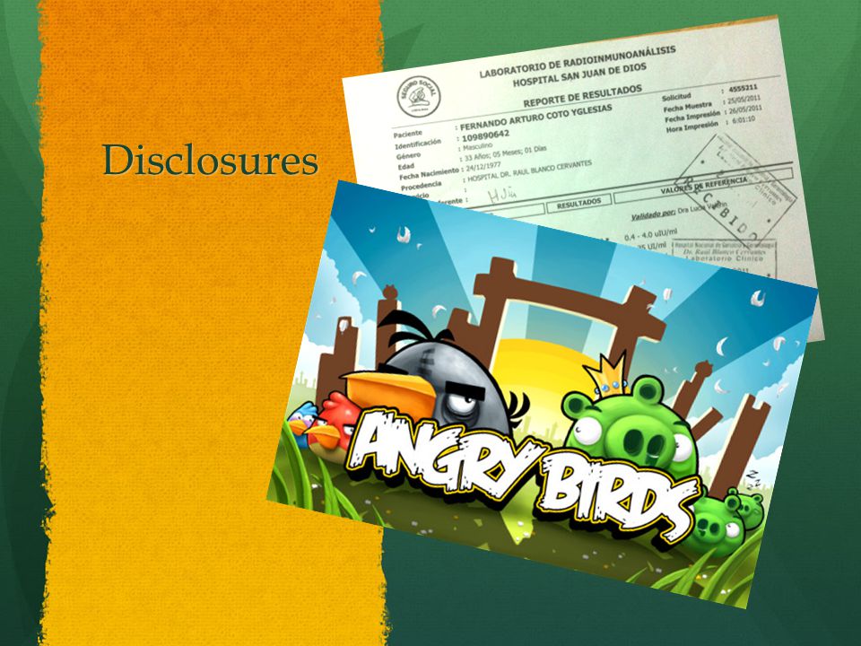Disclosures